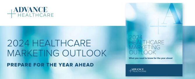 cover image of 2024 healthcare marketing outlook whitepaper